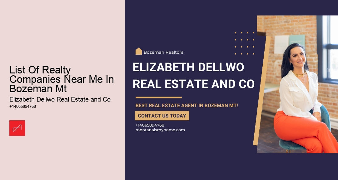 List Of Realty Companies Near Me In Bozeman Mt